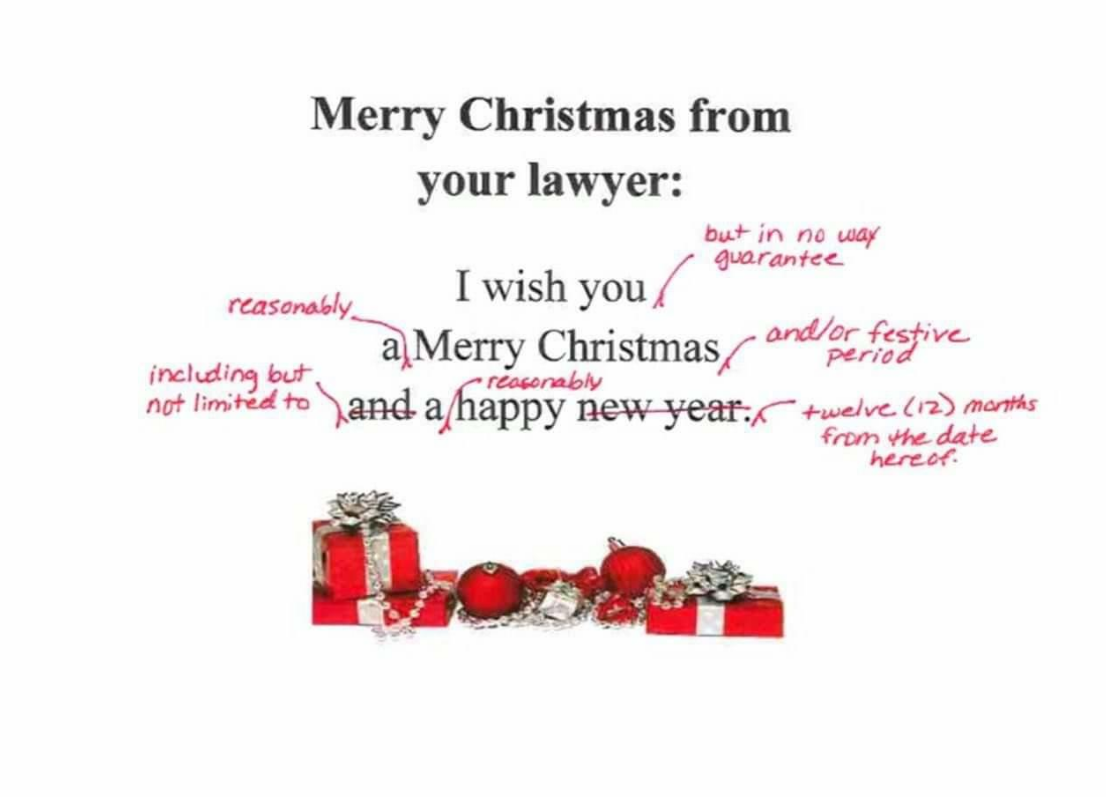 lawyer christmas message